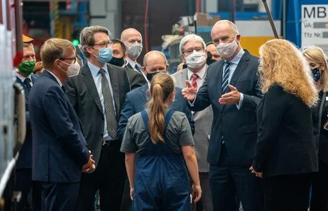 Deutsche Bahn presents structural change program in Lusatia, Cottbus, Germany -  Stock Photos