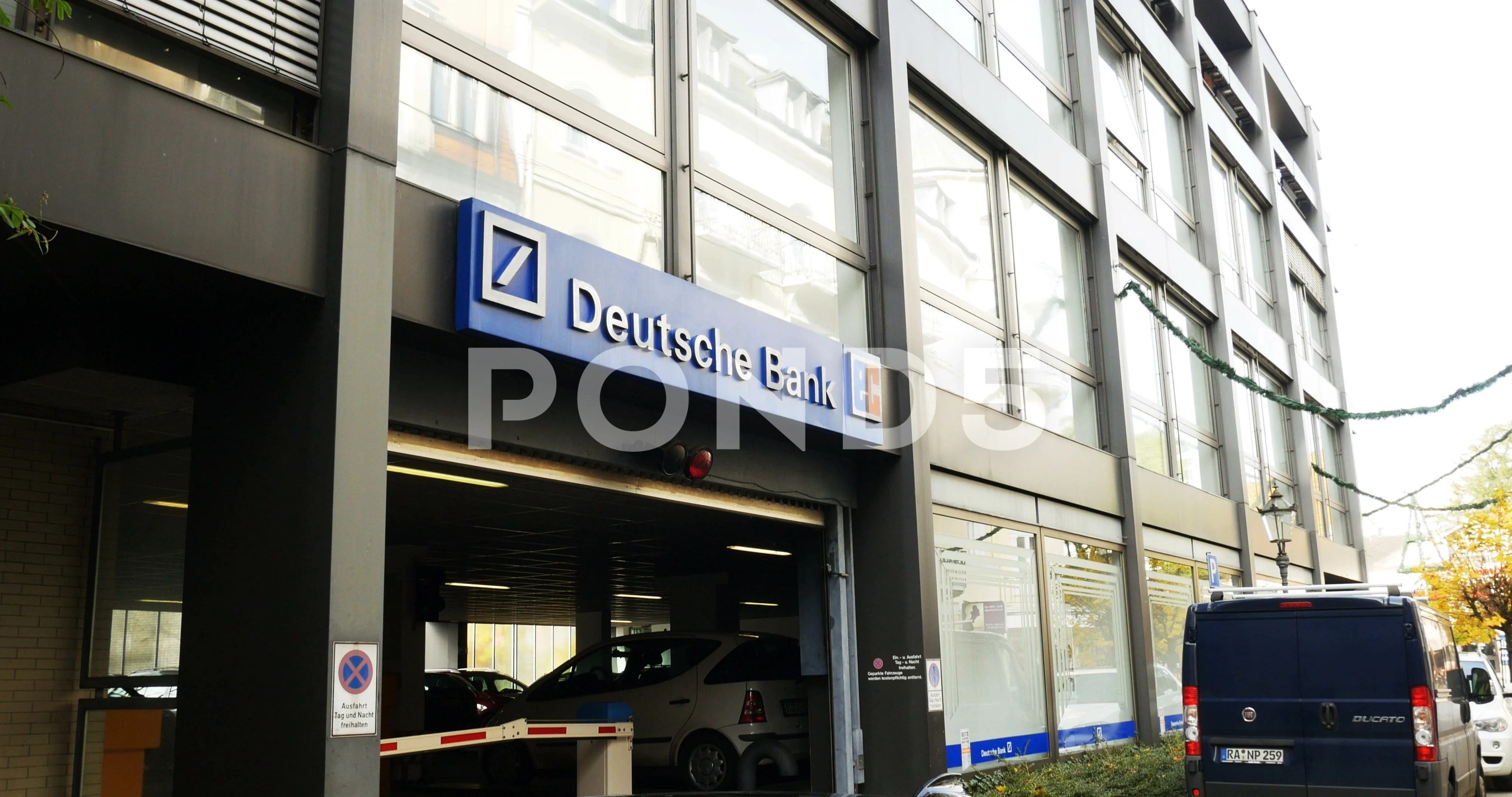 Deutsche Bank Ag Branch In Baden Baden G Stock Video Pond5