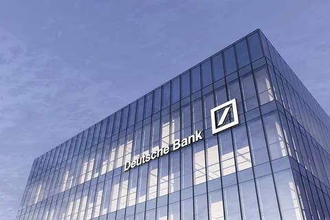 Deutsche Bank Stock Illustration