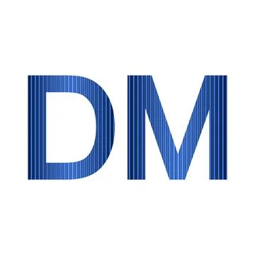 Deutsche mark icon on white. Stock Illustration