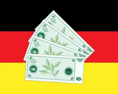 Deutsche mark Stock Illustration