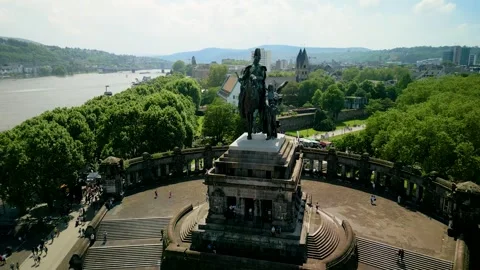 Deutsches Eck Stock Footage 301327880
