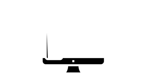 Dev Code Occupation glyph icon animation Vidéo 163646673