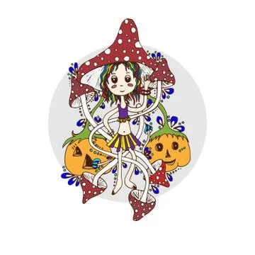 Dev-muchomor Stock Illustration