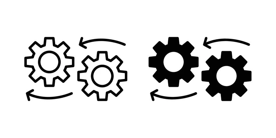 Dev ops icon vector design illustrations 스톡 일러스트