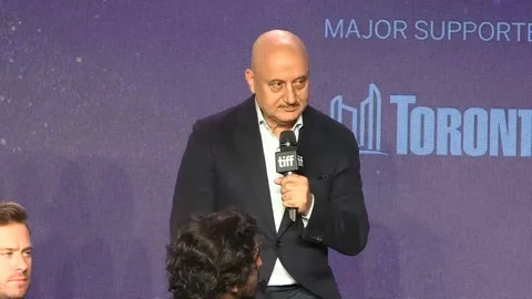 Dev Patel at a press conference for Hotel Mumbai Stock Footage 101204794