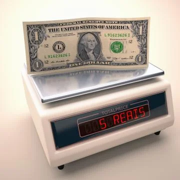 Devaluation Of The Real Stock Illustration