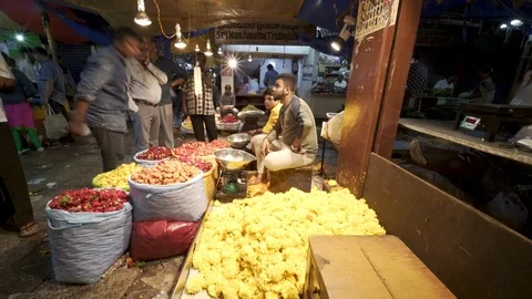 Devaraja Market Mysore, India. Stock Footage 93622286