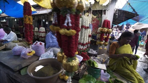 Devaraja Market Mysore, India. Stock Footage 93622458