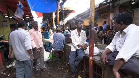 Devaraja Market Mysore, India. Stock Footage 93622487