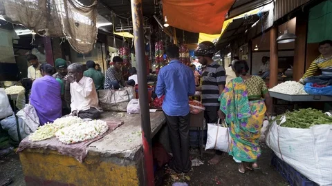 Devaraja Market Mysore, India. Stock Footage 93622726