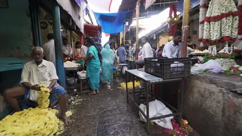 Devaraja Market Mysore, India. Stock Footage 93622796