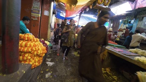 Devaraja Market Mysore, India. Stock Footage 93622838