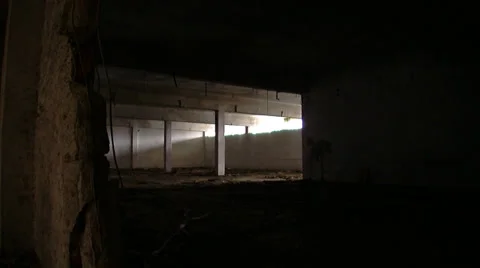 Devastated factory Stock Footage 32662804