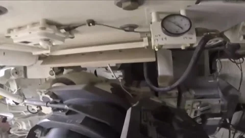 Devastating Artillery Weapon - Powerful M109 Paladin Howitzer  (38) Stock Footage 253334287