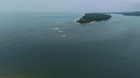 Devbag beach near Malvan, Maharashtra, India Stock Footage 320569286