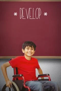 Develop against red background 스톡 사진