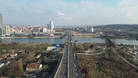 Develop City attach highway Video stock 273210509