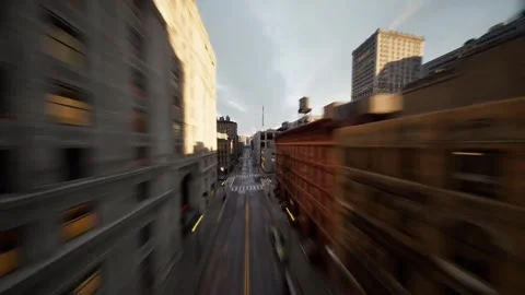 Develop City road traffic view Stock Footage 273210672