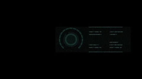 Develop a cuttingedge UI with circular design for data visualization in a Stock Footage 276970435