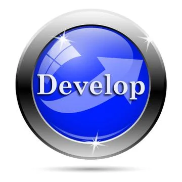 Develop icon Illustrazione stock