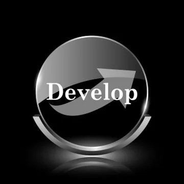 Develop icon Illustrazione stock