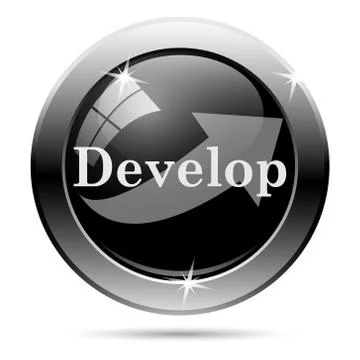 Develop icon Illustrazione stock