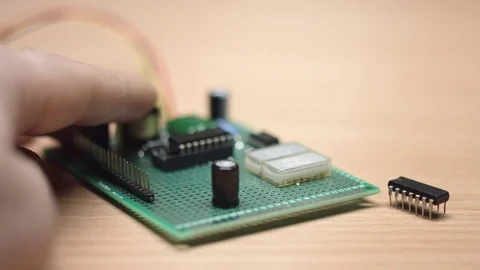 Developer assembly prototype of electronic device Stock Footage 70795637