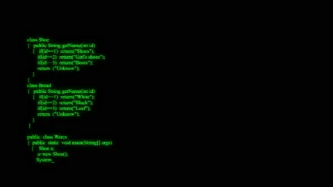 Developer is browsing html code on the computer screen. HTML Web Page Code Stock Footage 194038902