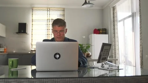 Developer collaborates on code remotely. Stock Footage 294175621