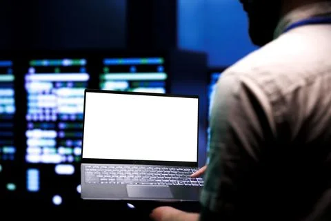 Developer conducting server auditing Stock Photos