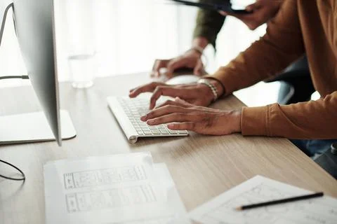 Developer Debugging Code 스톡 사진