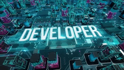 Developer with digital technology concept Stock Footage 103396818