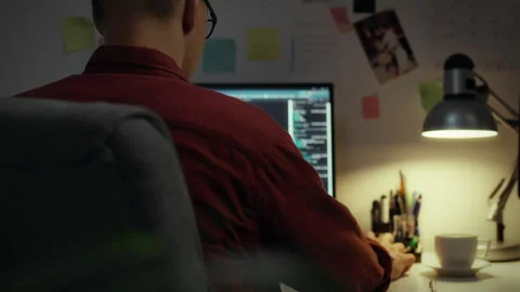 Developer. Experienced specialist carefully development optimization of algo Stock Footage 281088172