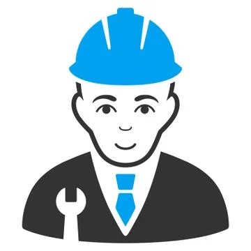 Developer Flat Icon Stockillustratie