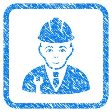 Developer Framed Stamp 스톡 일러스트