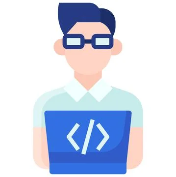 Developer icon, DeFi related vector illustration Stock Illustration