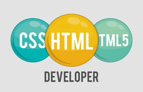 Developer icon design Stock Illustration