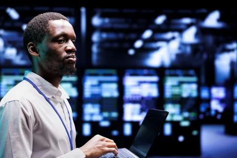 Developer imputing server recovery plan Stock Photos