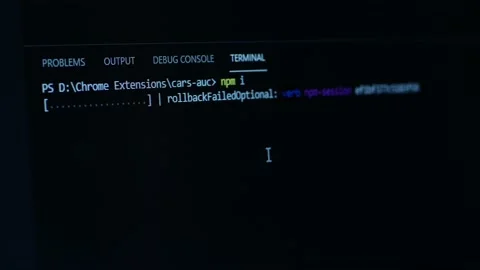 Developer looks at HTML code on a computer screen. HTML web pages scroll code Stock Footage 168379026