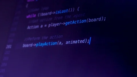 Developer programming and writing code on computer Stock Footage 121368139