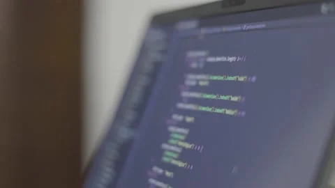 Developer programming a website Stock Footage 144545571