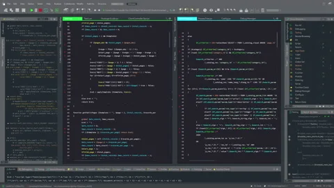 Developer Software Code Mockup Stock Footage 194143287