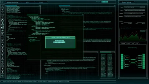Developer Software Code Mockup Stock Footage 194144918