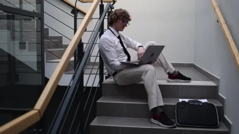 Developer struggling with project feeling pressure and stress Stock Footage 333973445