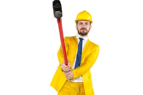 Developer takes action Stock Photos