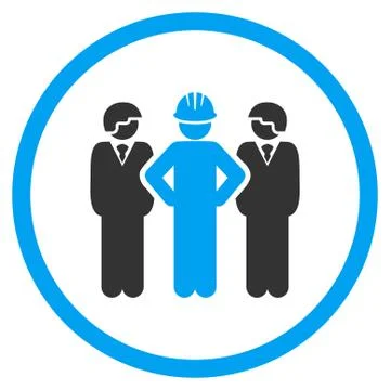 Developer Team Icon Stock Illustration