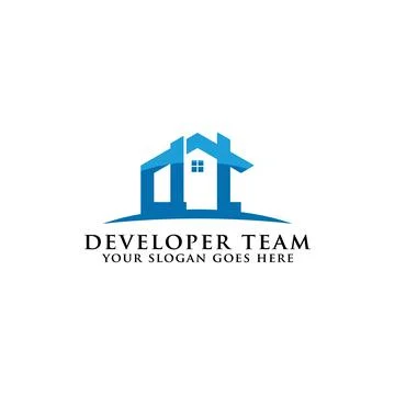 Developer team logo designs, DT initial name logo template Stock Illustration