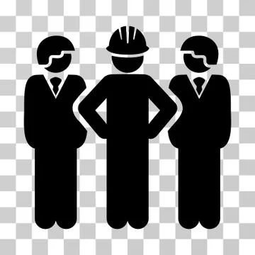 Developer Team Vector Icon Illustrazione stock