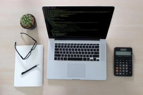 Developer Team Working Laptop Computer Mobile Application Softwareand Web Des Stock Photos